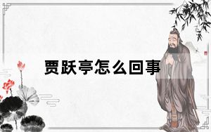 贾跃亭怎么回事_贾跃亭朋友圈发声