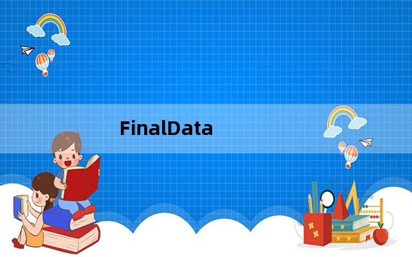 FinalData_强力数据恢复软件 V3.0.8 绿色版_FinalData_强力数据恢复软件 V3.0.8 绿色版免