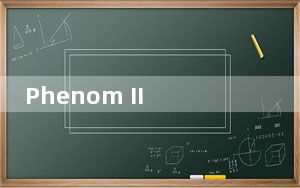 Phenom II Tweaker_更改cpu信息 1.1 绿色版_Phenom II Tweaker_更改cpu信息