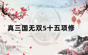 真三国无双5十五项修改器 V1.0 免费版_真三国无双5十五项修改器 V1.0 免费版免费下载