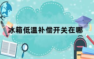 冰箱低温补偿开关在哪个位置_冰箱低温补偿开关