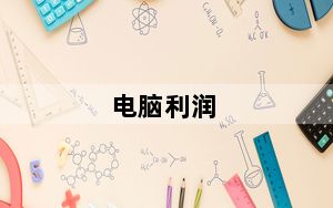 电脑利润_电脑行业的利润有多少