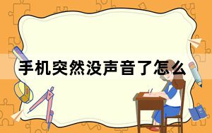 手机突然没声音了怎么办_手机突然很费电