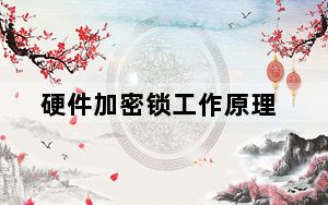 硬件加密锁工作原理_硬件加密锁
