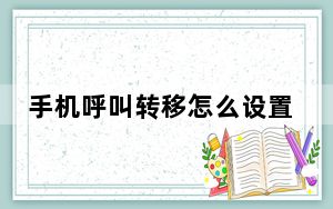 手机呼叫转移怎么设置_手机呼叫转移