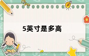 5英寸是多高_5英寸是多少厘米