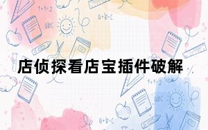 店侦探看店宝插件破解版 V1.0.6.7 绿色免安装版_店侦探看店宝插件破解版 V1.0.6.7 绿色免安装版免费下载