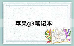 苹果g3笔记本_苹果G3小白这样的配置如何
