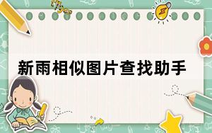 新雨相似图片查找助手 V1.6.3 绿色免费版_新雨相似图片查找助手 V1.6.3 绿色免费版免费下载