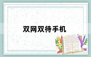 双网双待手机_双网双待