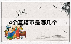 4个直辖市是哪几个_4g网络