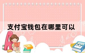 支付宝钱包在哪里可以查找到_支付宝钱包在哪里