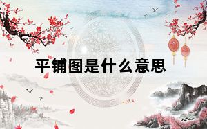 平铺图是什么意思_ppt是什么意思