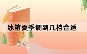 冰箱夏季调到几档合适省电_冰箱夏季调到几档合适