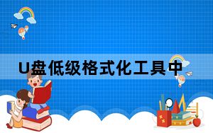 U盘低级格式化工具中文版 V2.0.6 汉化免费版_U盘低级格式化工具中文版 V2.0.6 汉化免费版免费下载