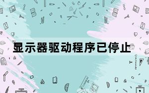 显示器驱动程序已停止响应并且已恢复怎么办_显示器驱动程序已停止响应 并且已成功恢复
