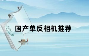 国产单反相机推荐_国产单反相机