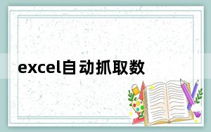 excel自动抓取数据_excel使用