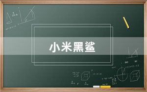 小米黑鲨_为什么说小米黑鲨游戏手机是最好的游戏手机