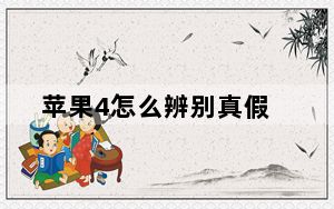 苹果4怎么辨别真假_苹果4怎么辨别真假