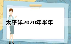 太平洋2020年半年报怎样_太平洋2手手机