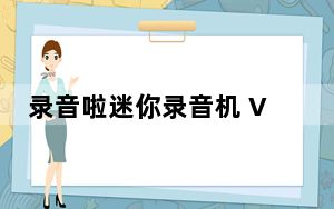 录音啦迷你录音机 V1.0 免费版_录音啦迷你录音机 V1.0 免费版免费下载