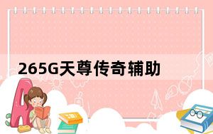 265G天尊传奇辅助 V1.0 绿色免费版_265G天尊传奇辅助 V1.0 绿色免费版免费下载