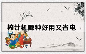 榨汁机哪种好用又省电_榨汁机哪种好