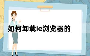 如何卸载ie浏览器的内置flash插件_如何卸载ie浏览器
