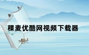 稞麦优酷网视频下载器 V8.6 绿色免费版_稞麦优酷网视频下载器 V8.6 绿色免费版免费下载