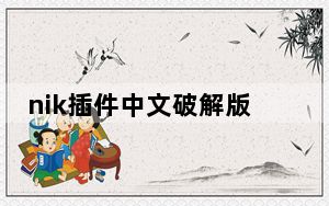 nik插件中文破解版 V4.2 免费版_nik插件中文破解版 V4.2 免费版免费下载