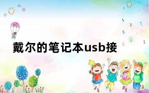 戴尔的笔记本usb接口在哪里图解_戴尔的笔记本怎么样