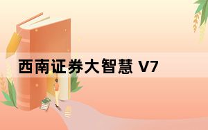 西南证券大智慧 V7.60 官方专业版_西南证券大智慧 V7.60 官方专业版免费下载