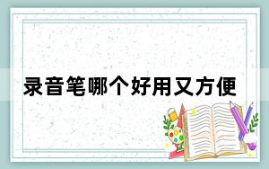 录音笔哪个好用又方便_录音笔哪个好