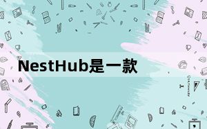 NestHub是一款由谷歌助手驱动的智能音箱