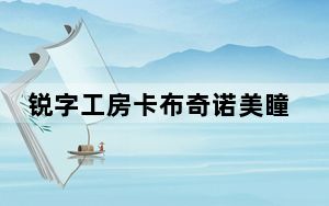 锐字工房卡布奇诺美瞳简 免费版_锐字工房卡布奇诺美瞳简 免费版免费下载