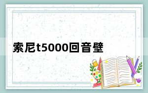 索尼t5000回音壁_索尼t500