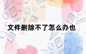 文件删除不了怎么办也不能粉碎_文件删除不了怎么办