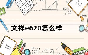 文祥e620怎么样_文祥e620