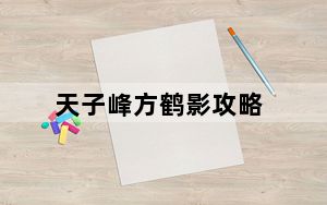 天子峰方鹤影攻略_《剑网3》英雄天子峰密境方鹤影心得