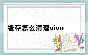 缓存怎么清理vivo_缓存怎么清理