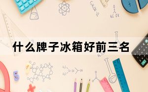 什么牌子冰箱好前三名美菱_什么牌子冰箱好