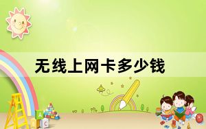 无线上网卡多少钱_无线上网