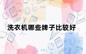 洗衣机哪些牌子比较好_洗衣机什么牌子最好