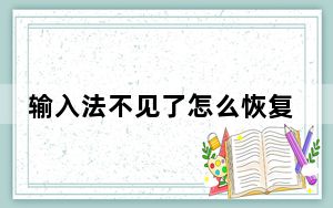 输入法不见了怎么恢复win10_输入法 不见了