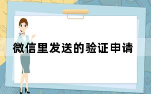 微信里发送的验证申请在哪里查看_微信查看已发送申请
