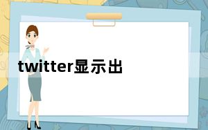 twitter显示出错了请稍后再试_TWITTER一直显示正在授权