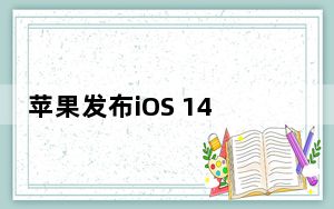 苹果发布iOS 14.2和iPadOS 14.2的第二个公开测试版
