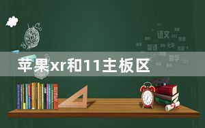 苹果xr和11主板区别_苹果11和苹果xr有什么区别