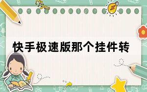 快手极速版那个挂件转不了怎么办_快手极速版转不了钱怎么办